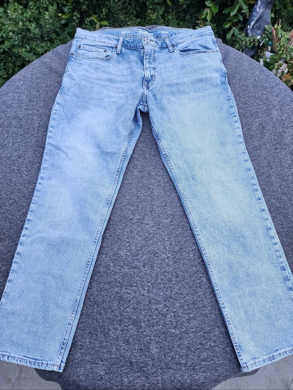 Men's Goodfellow & Co Light Blue Straight Leg Jeans Size W38 X L32